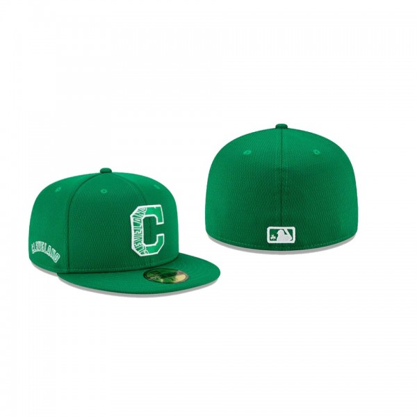 Men's Cleveland Indians 2021 St. Patrick's Day Green 59FIFTY Fitted Hat