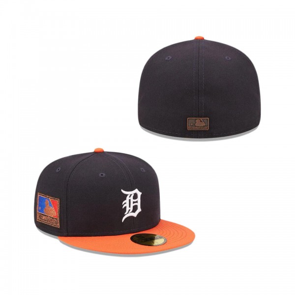 Detroit Tigers 125th Anniversary Fitted Hat