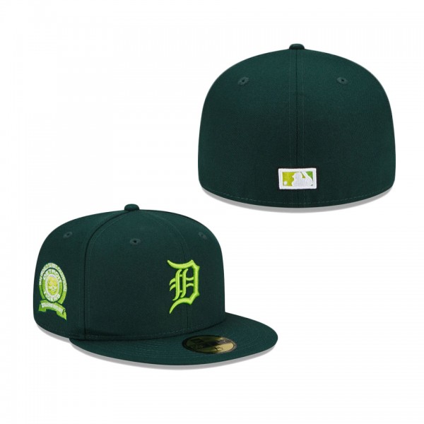 Tigers 1968 World Series Champions 50th Anniversary Color Fam Lime Undervisor Cap Green