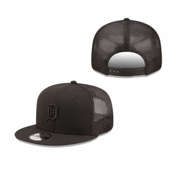 Men's Detroit Tigers New Era Blackout Trucker 9FIFTY Snapback Hat