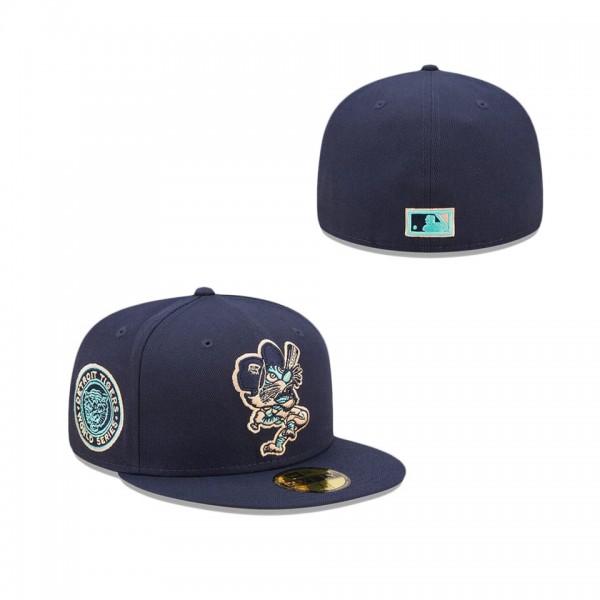 Detroit Tigers Oceanside Peach 59FIFTY Fitted Hat