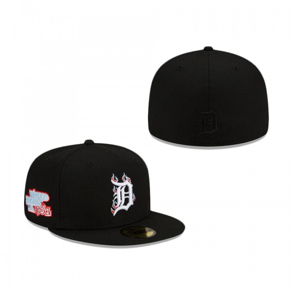 Tigers Team Fire Fitted Cap