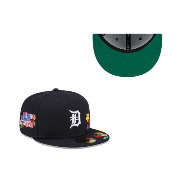 Detroit Tigers Visor Bloom 59FIFTY Fitted Hat