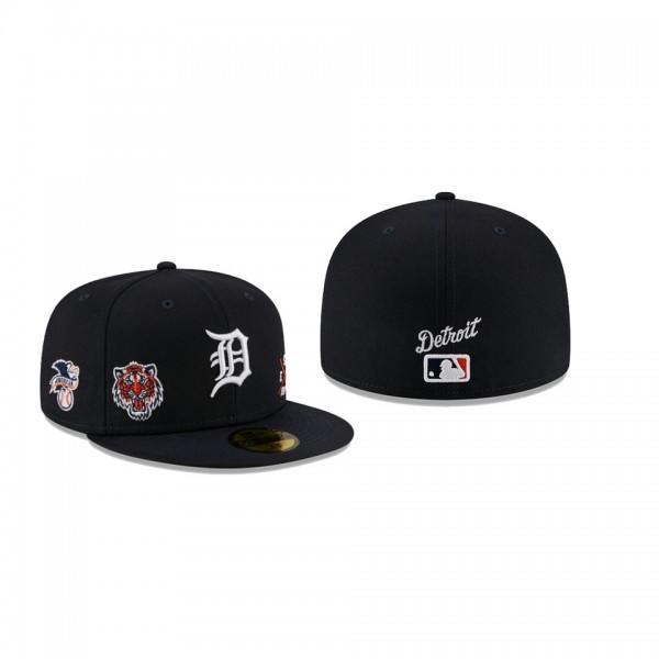 Men's Detroit Tigers Multi Black 59FIFTY Fitted Hat