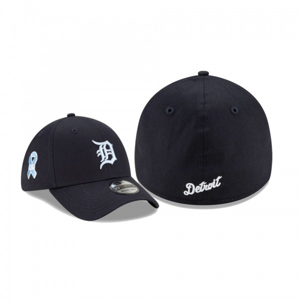 Men's Detroit Tigers 2021 Father's Day Navy 39THIRTY Flex Hat