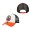 Youth Detroit Tigers Orange Black White Fresh 9FORTY Trucker Snapback Hat