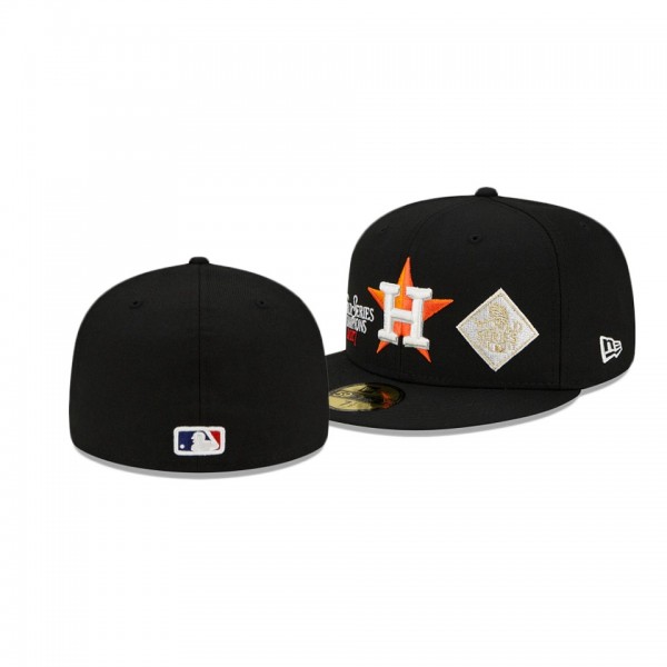 Houston Astros Champion Black 59FIFTY Fitted Hat