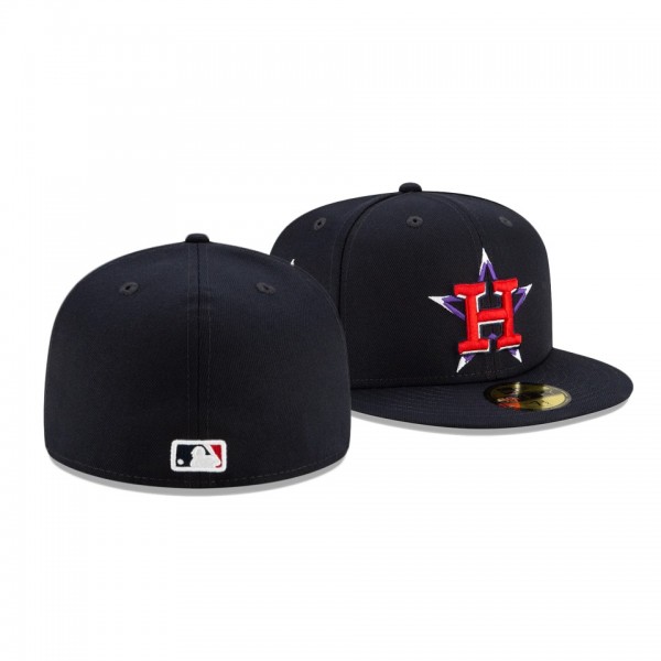 Houston Astros 2021 MLB All-Star Game Navy On-Field 59FIFTY Fitted Hat