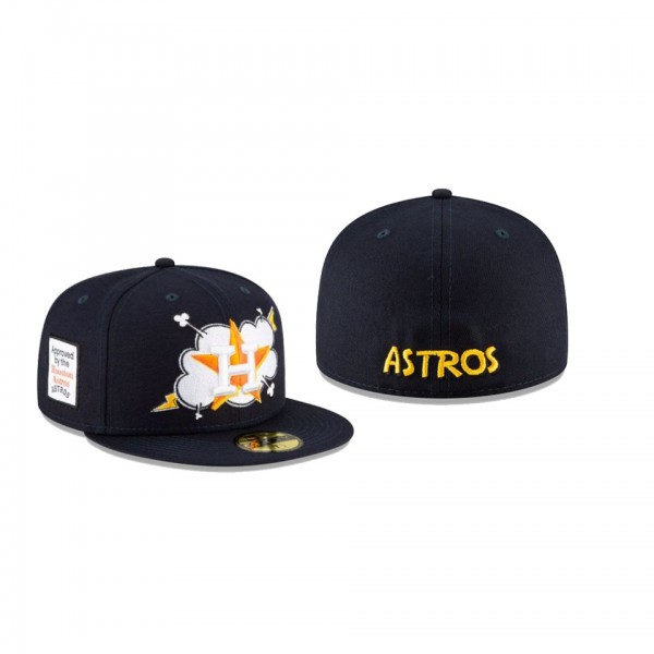 Men's Houston Astros Cloud Navy 59FIFTY Fitted Hat