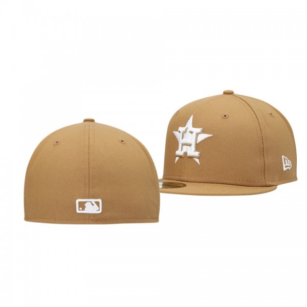 Houston Astros Wheat Tan 59FIFTY Fitted Hat