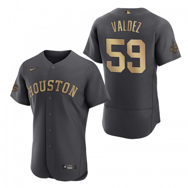 Framber Valdez Astros 2022 MLB All-Star Game Authentic Charcoal Jersey