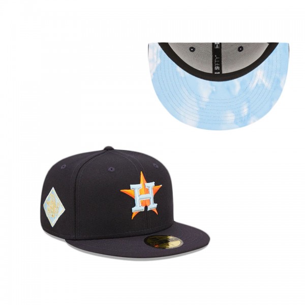 Houston Astros Clouds 59FIFTY Fitted Hat