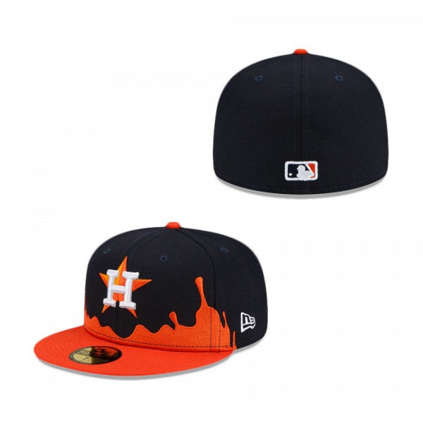 Houston Astros Drip Front 59FIFTY Fitted Hat