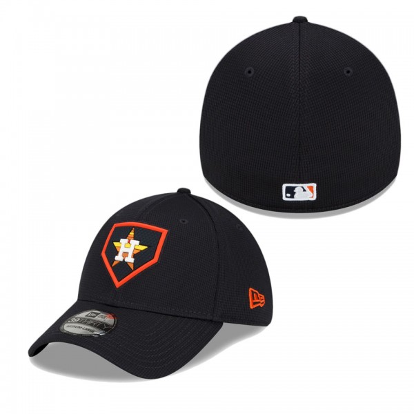 Houston Astros Navy 2022 Clubhouse 39THIRTY Flex Hat