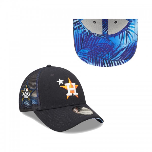 Houston Astros Navy 2022 MLB All-Star Game Workout 9FORTY Snapback Adjustable Hat