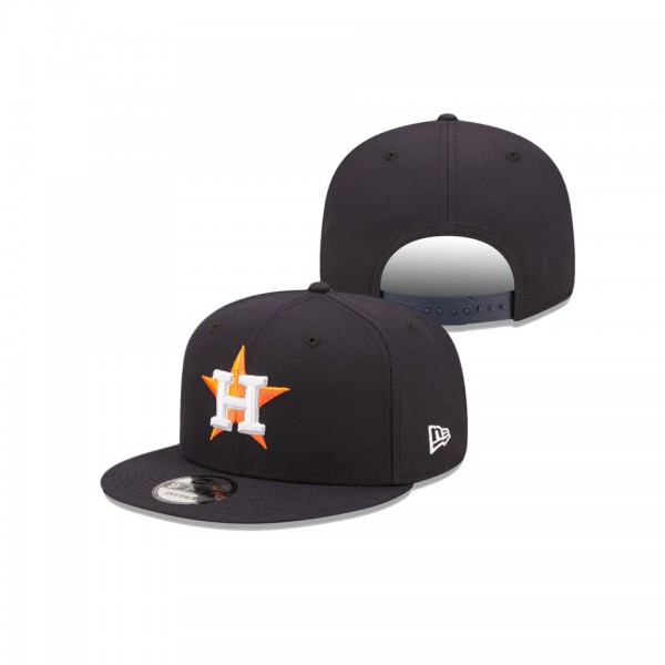 Houston Astros Navy Primary Logo 9FIFTY Snapback Hat