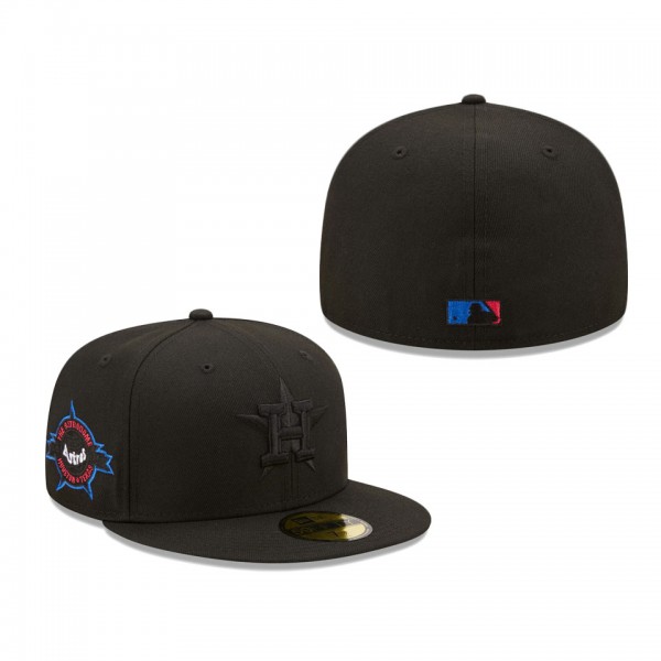 Astros The Astrodome Splatter Fitted Cap Black