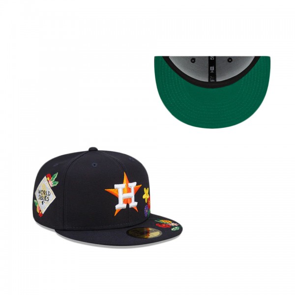 Houston Astros Visor Bloom 59FIFTY Fitted Hat