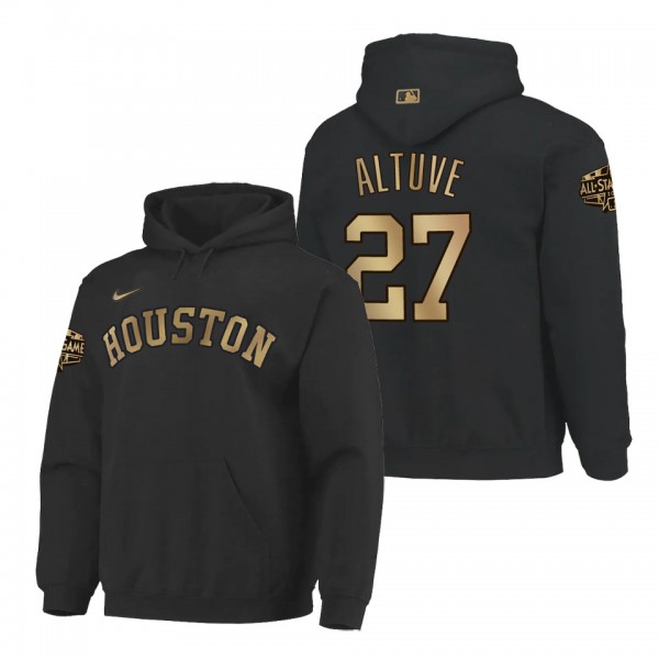 Jose Altuve Astros 2022 MLB All-Star Game Charcoal Hoodie