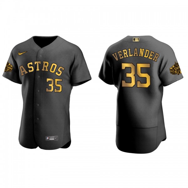Justin Verlander Houston Astros Black 2022 MLB All-Star Game Jersey