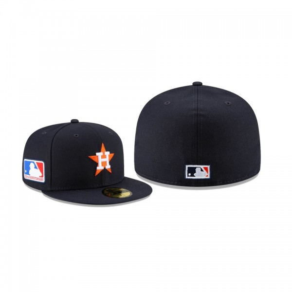 Men's Houston Astros 100th Anniversary Patch Navy 59FIFTY Fitted Hat