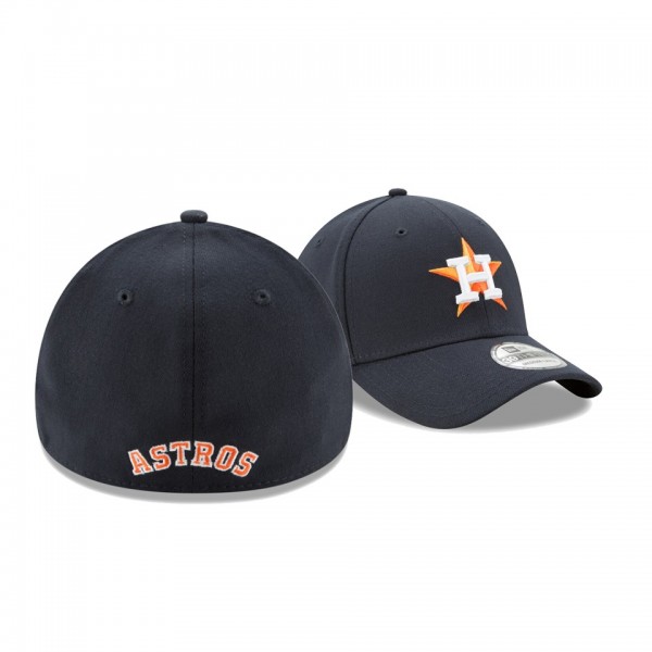 Men's Astros 2019 Postseason Navy 39THIRTY Flex Side Patch Hat