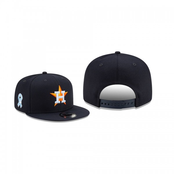 Men's Houston Astros 2021 Father's Day Navy 9FIFTY Snapback Adjustable Hat