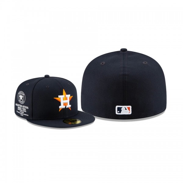 Men's Houston Astros Sidescreen Navy 59FIFTY Fitted Hat