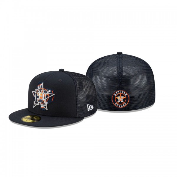 Men's Houston Astros State Fill Navy Meshback 59FIFTY Fitted Hat