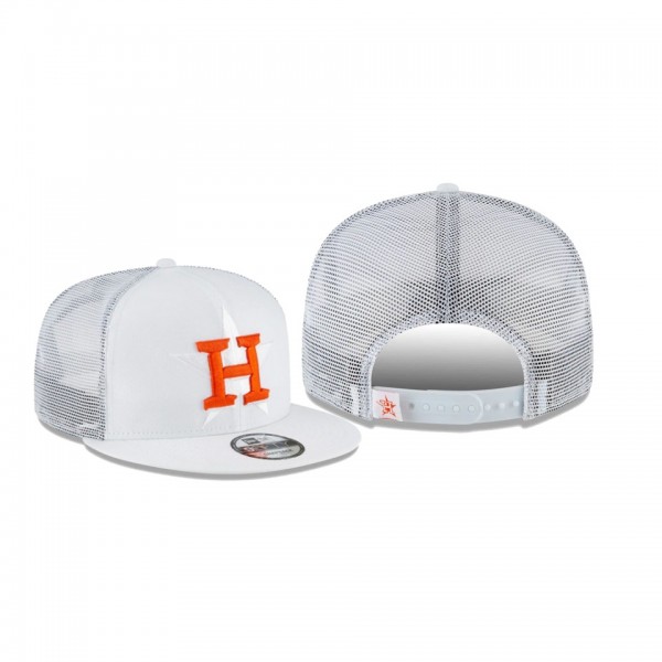 Men's Houston Astros Elements White Trucker 9FIFTY Snapback Hat