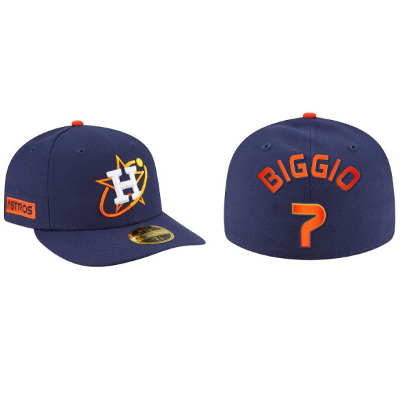 Men's Houston Astros Craig Biggio Navy 2022 City Connect Fitted Hat