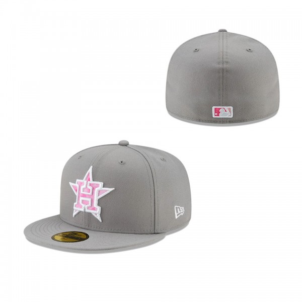 Men's Houston Astros Gray 2022 Mother's Day On-Field 59FIFTY Fitted Hat