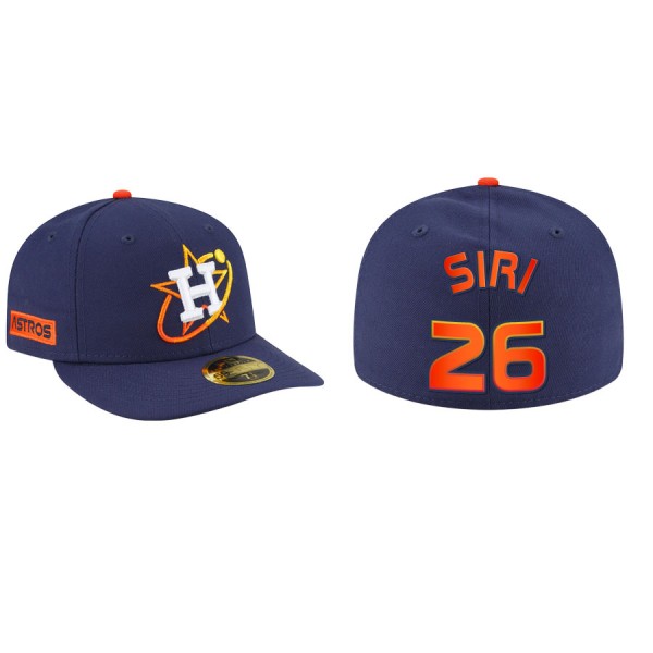 Men's Houston Astros Jose Siri Navy 2022 City Connect Fitted Hat