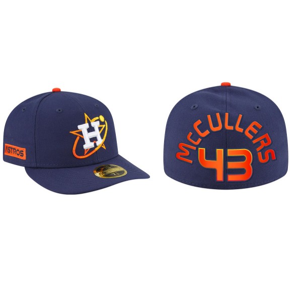 Men's Houston Astros Lance McCullers Navy 2022 City Connect Fitted Hat