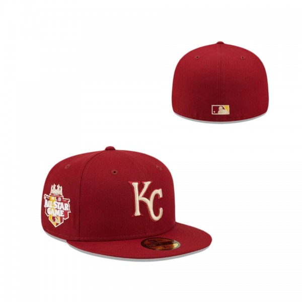 Kansas City Royals Cardinal Sunshine 59FIFTY Fitted Hat