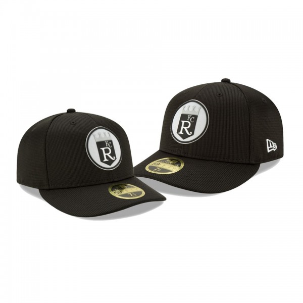 Men's Royals Clubhouse Black Team Low Profile 59FIFTY Fitted Hat