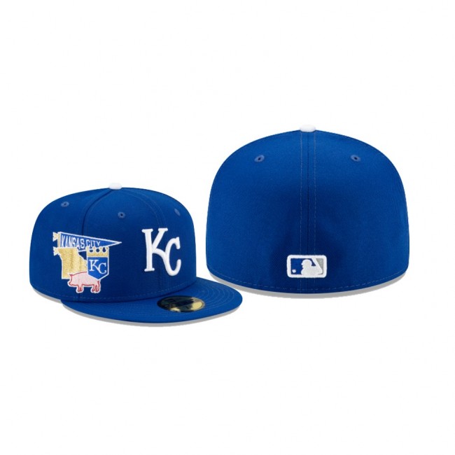 Men's Kansas City Royals City Patch Blue 59FIFTY Fitted Hat