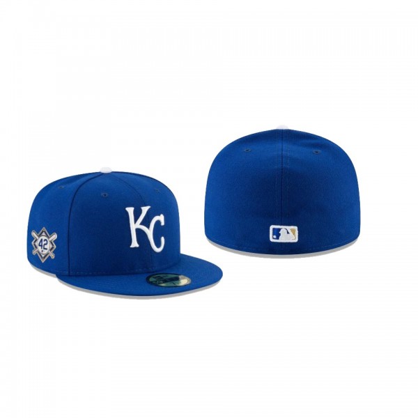 Men's Kansas City Royals Jackie Robinson Day Blue 59FIFTY Fitted Hat