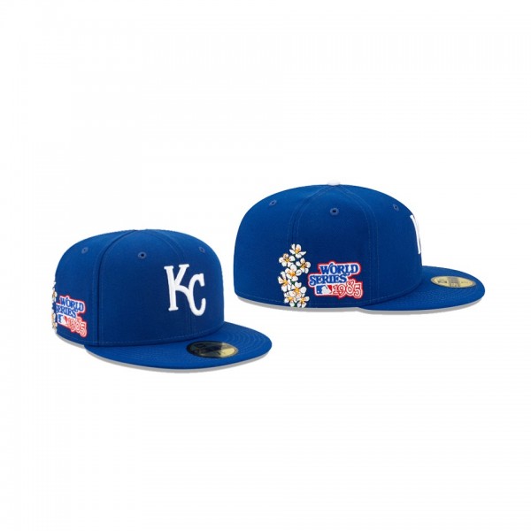 Men's Kansas City Royals State Flower Blue 59FIFTY Fitted Hat