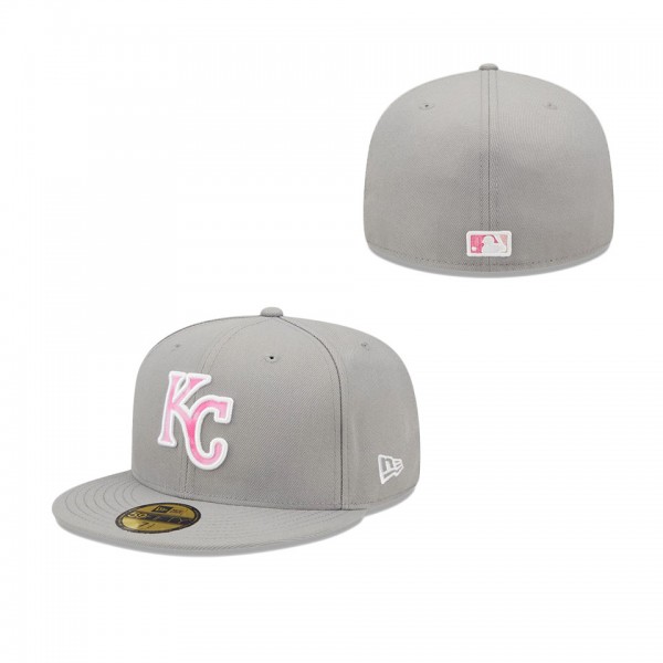 Men's Kansas City Royals Gray 2022 Mother's Day On-Field 59FIFTY Fitted Hat