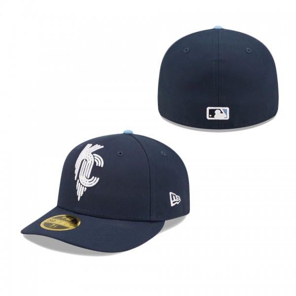 Men's Kansas City Royals Navy 2022 City Connect Low Profile 59FIFTY Fitted Hat