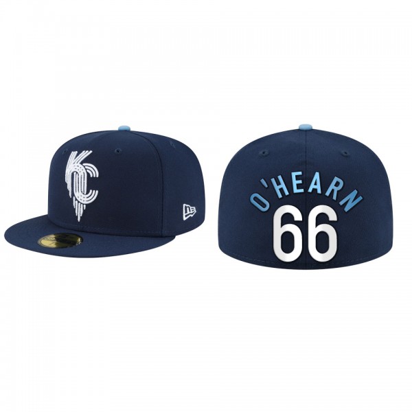 Men's Ryan O'Hearn Royals Navy 2022 City Connect Fitted Hat