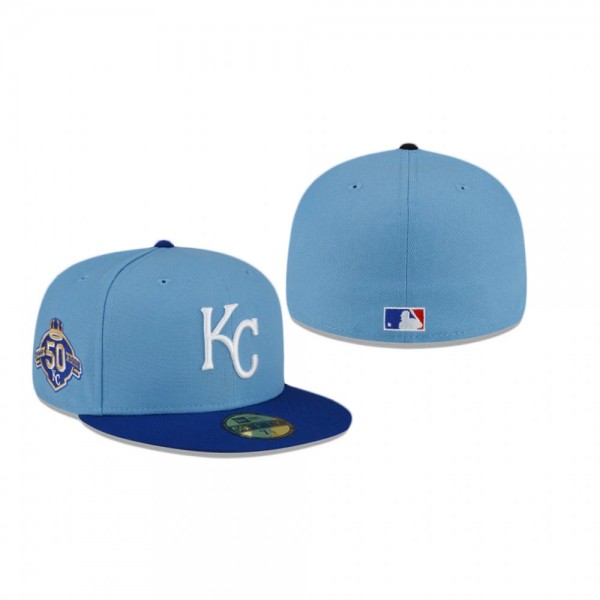 Kansas City Royals Blue Just Caps Drop 5 59FIFTY Fitted Hat