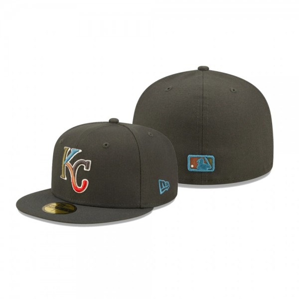 Kansas City Royals Charcoal Multi Color Pack 59FIFTY Hat