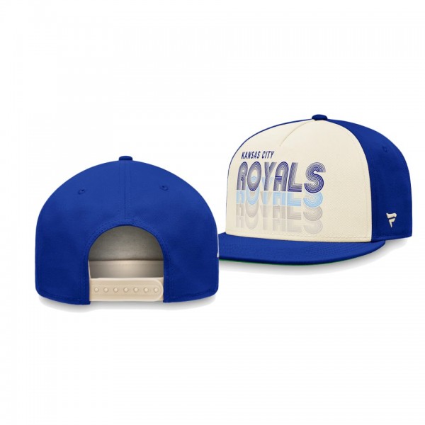 Kansas City Royals Natural True Classic Gradient Snapback Hat