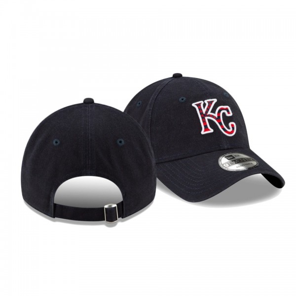 Kansas City Royals 2021 Independence Day Navy 9TWENTY Adjustable 4th Of July Hat