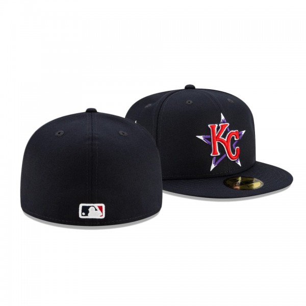 Men's Royals 2021 MLB All-Star Game Navy On-Field 59FIFTY Fitted Hat