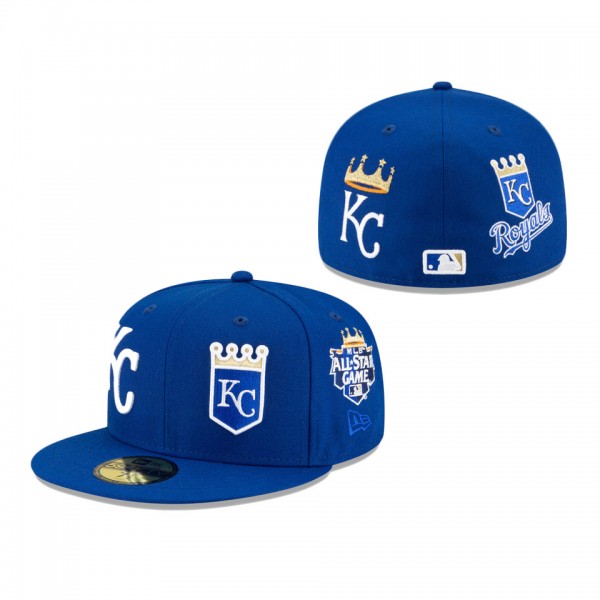 Royals Patch Pride Fitted Cap Royal