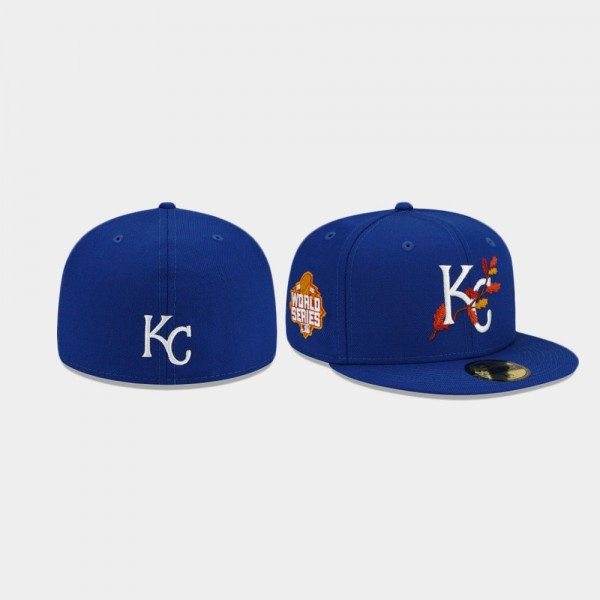 Kansas City Royals Leafy Front Royal 59FIFTY Fitted Hat