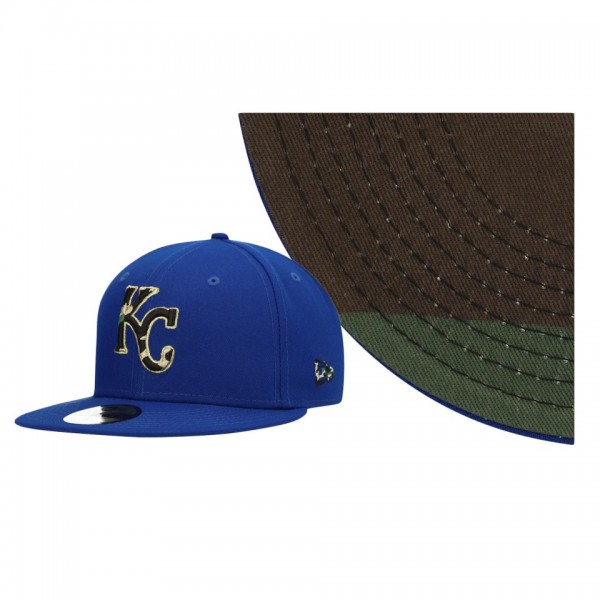 Men's Royals Pop Camo Undervisor Royal 59FIFTY Fitted Hat